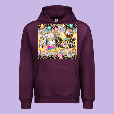 Easter Nurse Easter Day Urban Hoodie Designed By Cowgirlartshop