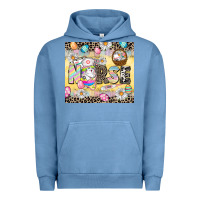 Pigment Pebble Blue Easter Nurse Easter Day Urban Hoodie - CowGirlArtShop