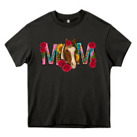 Asphalt mom with horse mothers day Heavy Core Tee - texasbilliewilder