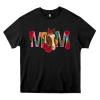 Black mom with horse mothers day Heavy Core Tee - texasbilliewilder