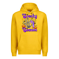 Lemon Spooky Season On Premium Hoodie - texasbilliewilder