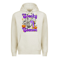 Oatmeal Heather Spooky Season On Premium Hoodie - texasbilliewilder