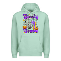 Seafoam Spooky Season On Premium Hoodie - texasbilliewilder