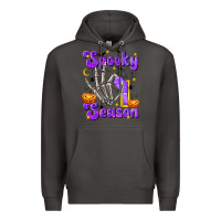 Smoke Spooky Season On Premium Hoodie - texasbilliewilder