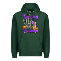 Sports Green Spooky Season On Premium Hoodie - texasbilliewilder