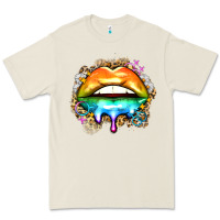 Bone rainbow lips Premium Tee - Zillion Design Studio