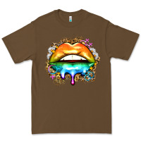 Cacao rainbow lips Premium Tee - Zillion Design Studio