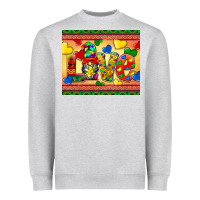 Heather Grey love autism awareness Heavyweight Sweatshirt - BarkalooDesign