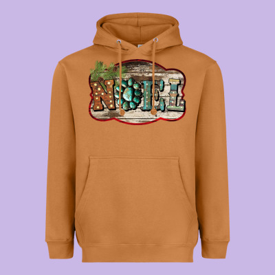 Christmas Noel Heavyweight Hoodie Designed By Bettercallsaul