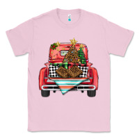 Bubblegum Pink Christmas truck Classic Tee - BarkalooDesign