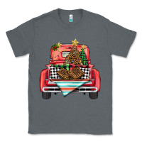 Charcoal Heather Christmas truck Classic Tee - BarkalooDesign