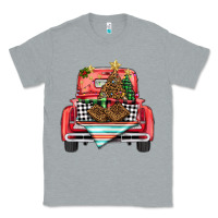 Heather Grey Christmas truck Classic Tee - BarkalooDesign
