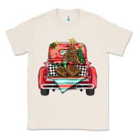 Natural Christmas truck Classic Tee - BarkalooDesign
