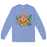 Colony Blue little debbie tree cakes sunflower Long Sleeve Tee - JahusDesignShop