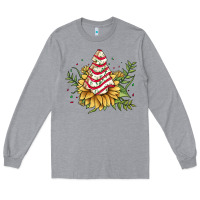 Heather Grey little debbie tree cakes sunflower Long Sleeve Tee - JahusDesignShop