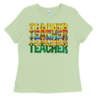 Matcha teacher teacher teacher Ladies Tee - texasbilliewilder