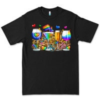 Black pride wine cups Premium Tee - Zillion Design Studio