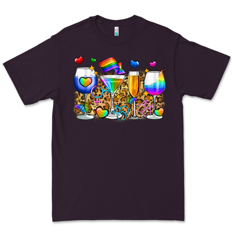 Pride Wine Cups Premium Tee by Zillion Design Studio | Teevron