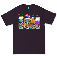 Plum pride wine cups Premium Tee - Zillion Design Studio