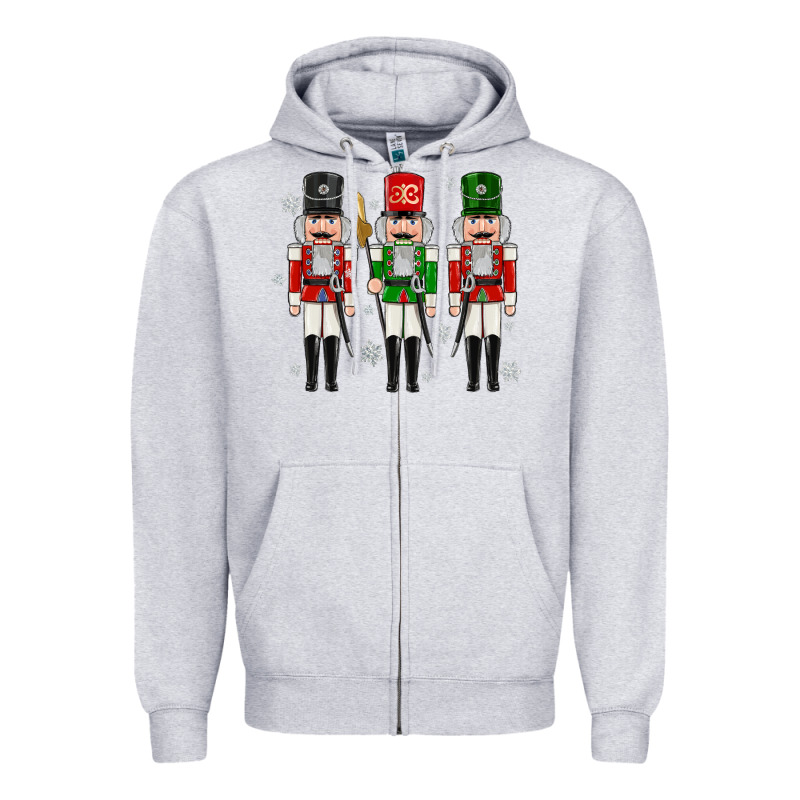 Nutcrackers Zipper Hoodie by MaliasSmallBusiness | Teevron