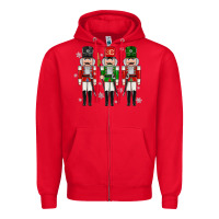 Red nutcrackers Zipper Hoodie - MaliasSmallBusiness