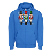 True Royal nutcrackers Zipper Hoodie - MaliasSmallBusiness