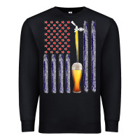 Black American Flag Beer Premium Sweatshirt - Bettercallsaul