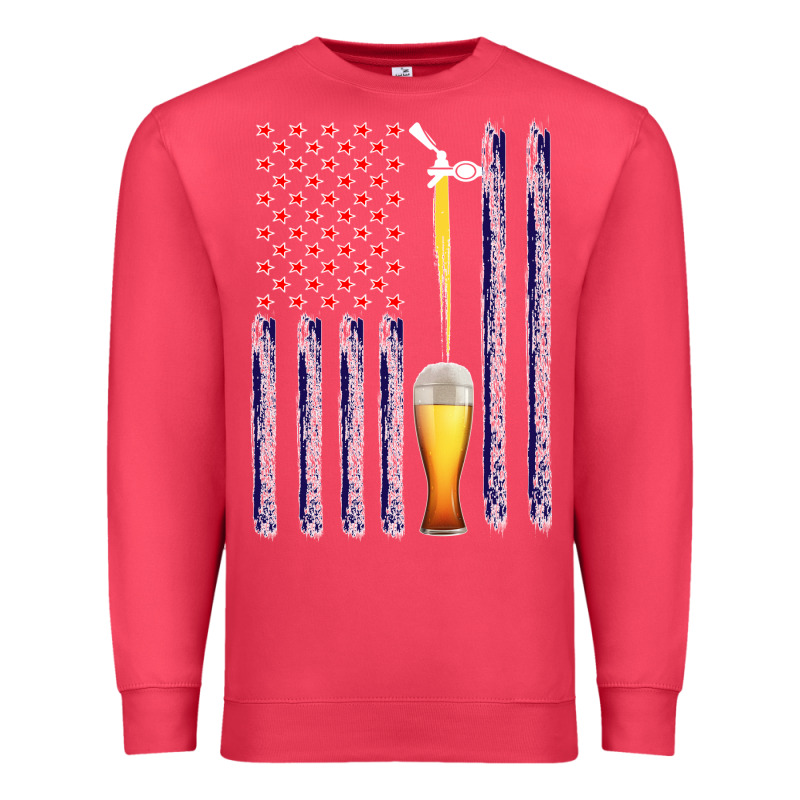 American Flag Beer Premium Sweatshirt by Bettercallsaul | Teevron