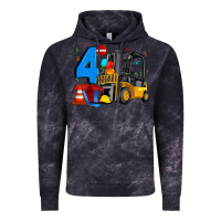 Cloud Black forklift birthday four Vintage Hoodie - Artiststas
