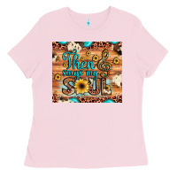 Bubblegum Pink then sings my soul treble clef Ladies Tee - JahusDesignShop