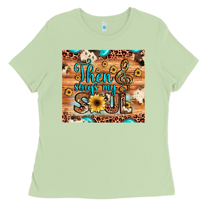 Then Sings My Soul Treble Clef Ladies Tee by JahusDesignShop | Teevron