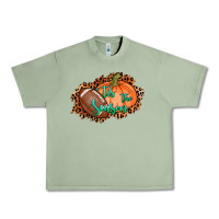 Oil Green tis the season football pumpkin Urban Heavy Tee - AdoDesignShop