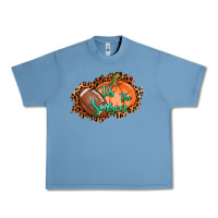 Pebble Blue tis the season football pumpkin Urban Heavy Tee - AdoDesignShop