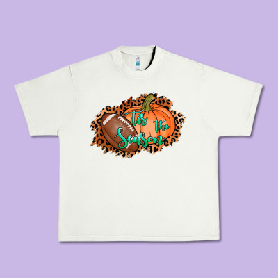 Tis The Season Football Pumpkin Urban Heavy Tee Designed By Adodesignshop