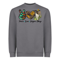 Storm Peace Love Dorper Sheep Heavyweight Sweatshirt - LillyAllenDesigns