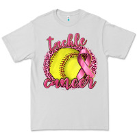Dove Grey Tackle Cancer Softball Premium Tee - texasbilliewilder
