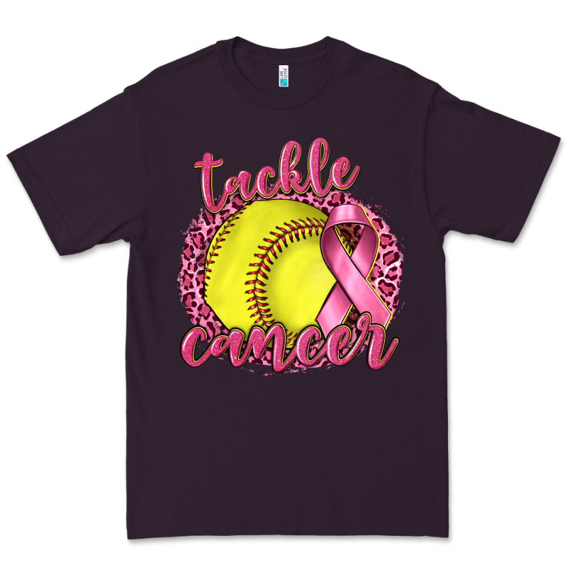 Tackle Cancer Softball Premium Tee by texasbilliewilder | Teevron