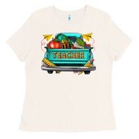 Bone teacher truck Ladies Tee - texasbilliewilder