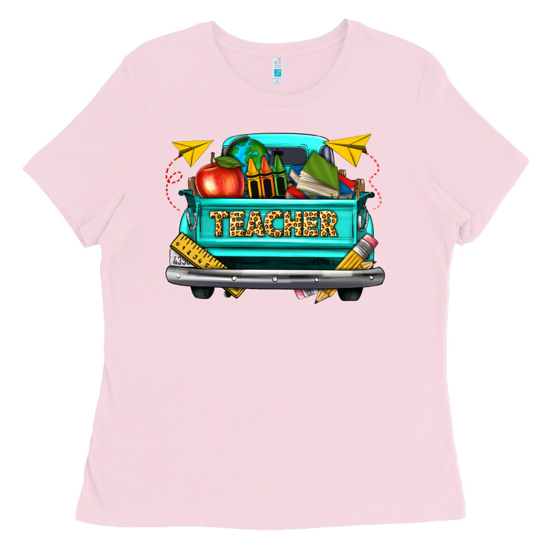 Teacher Truck Ladies Tee by texasbilliewilder | Teevron