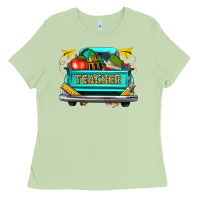 Matcha teacher truck Ladies Tee - texasbilliewilder