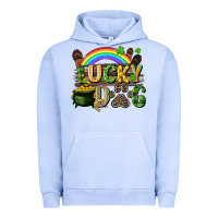 Pigment Grape Ice Lucky dog St. Patrick's Day Urban Hoodie - CowGirlArtShop