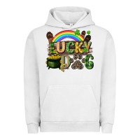 Pigment Lunar Rock Lucky dog St. Patrick's Day Urban Hoodie - CowGirlArtShop
