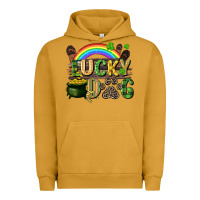 Pigment Peanut Butter Lucky dog St. Patrick's Day Urban Hoodie - CowGirlArtShop