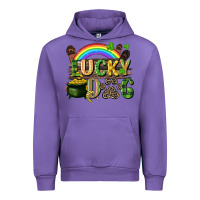 Tulip Lucky dog St. Patrick's Day Urban Hoodie - CowGirlArtShop