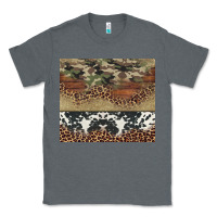 Charcoal Heather cowhide leopard camouflage Classic Tee - Jasminsmagicworld