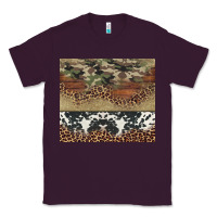 Plum cowhide leopard camouflage Classic Tee - Jasminsmagicworld
