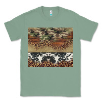 Sage cowhide leopard camouflage Classic Tee - Jasminsmagicworld