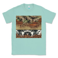 Seafoam cowhide leopard camouflage Classic Tee - Jasminsmagicworld