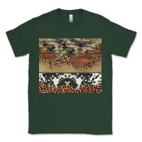 Sports Green cowhide leopard camouflage Classic Tee - Jasminsmagicworld