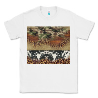 White cowhide leopard camouflage Classic Tee - Jasminsmagicworld